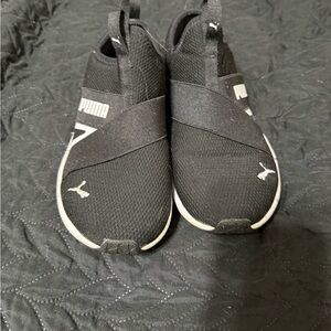 Puma Black Athletic Slip-On Shoes